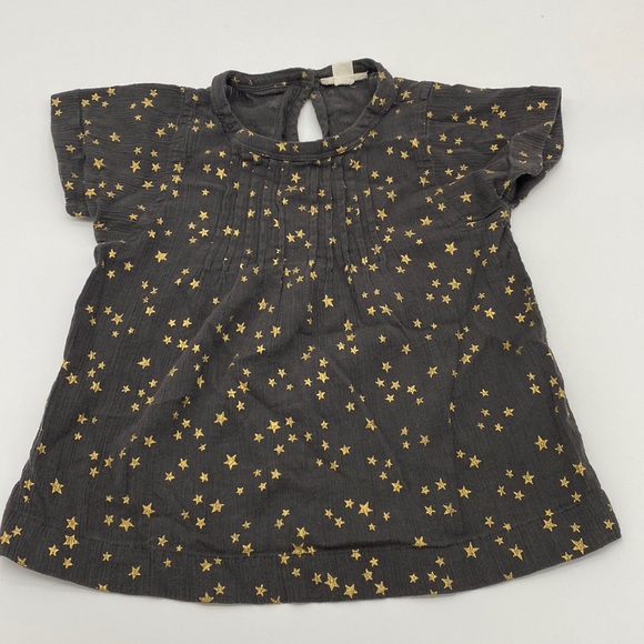 Crewcuts Gold Star Top Girls Size 5 - Picture 1 of 7